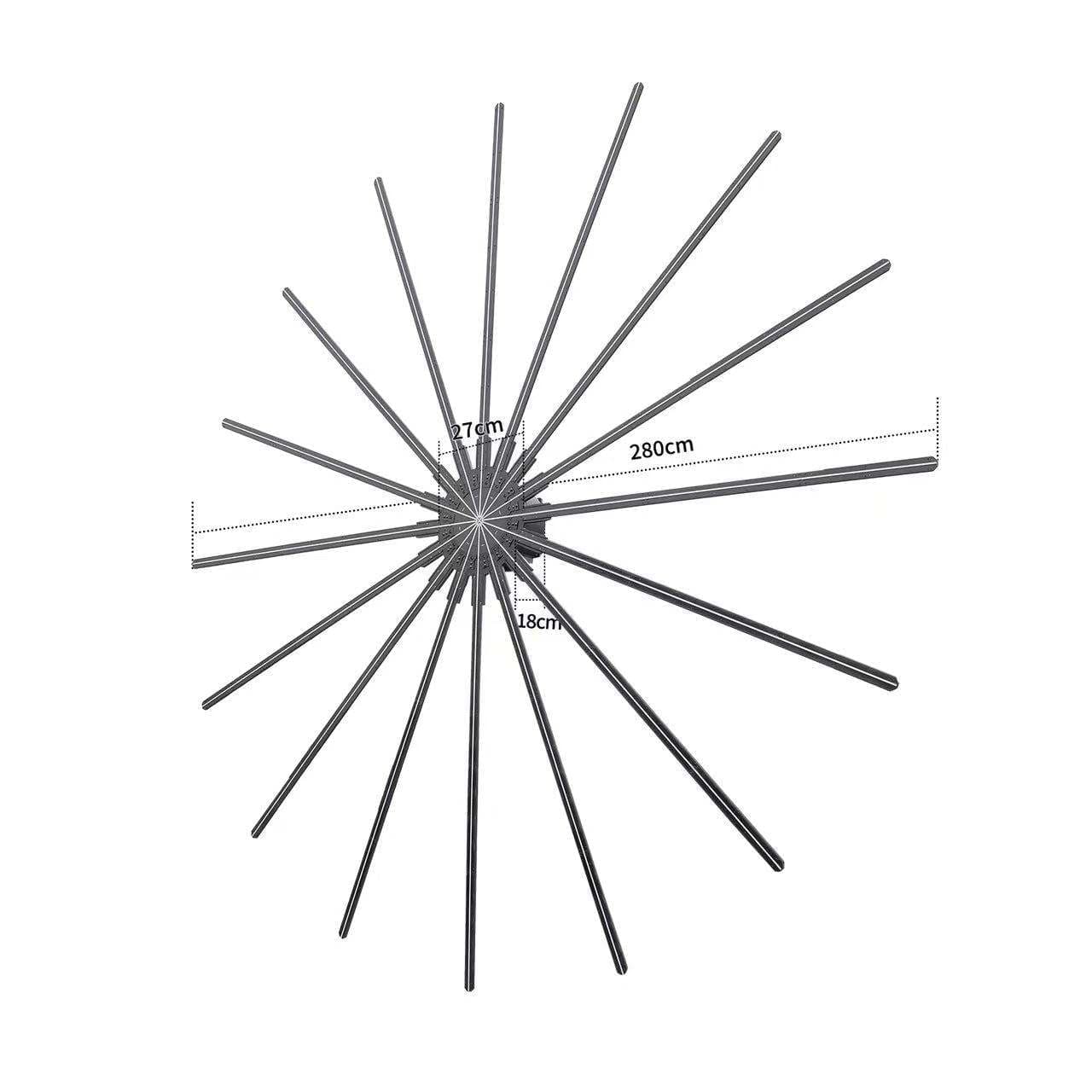 Ultra High Definition 12288 LED Naked-Eye 3D Holographic Fan