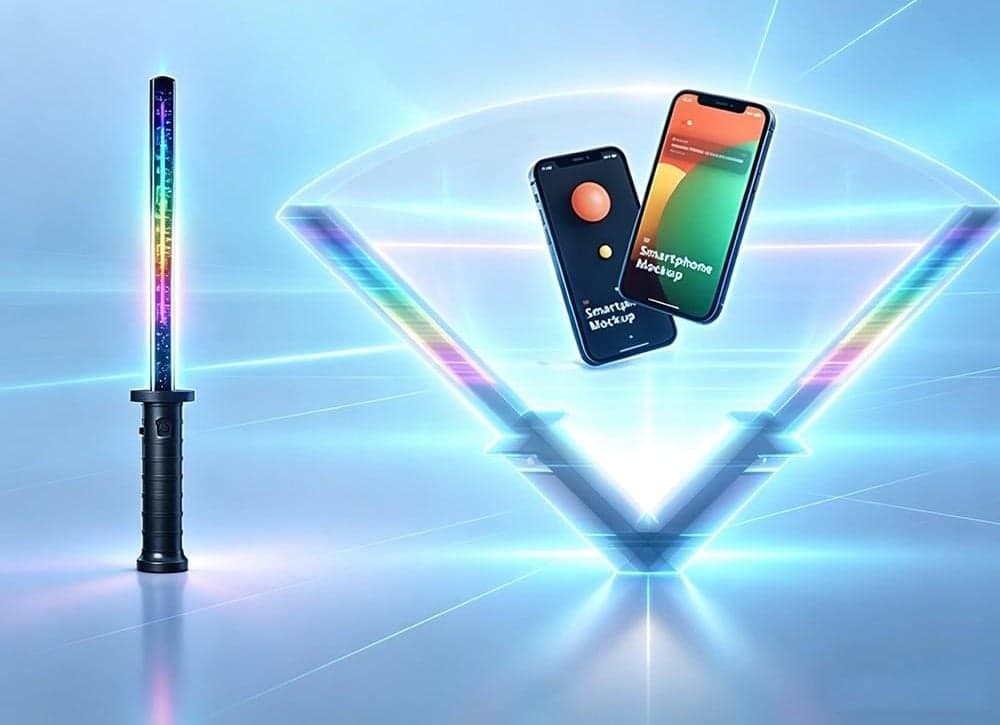 Customized 3D Hologram Magic Light Stick Cheering Baton for Vocal