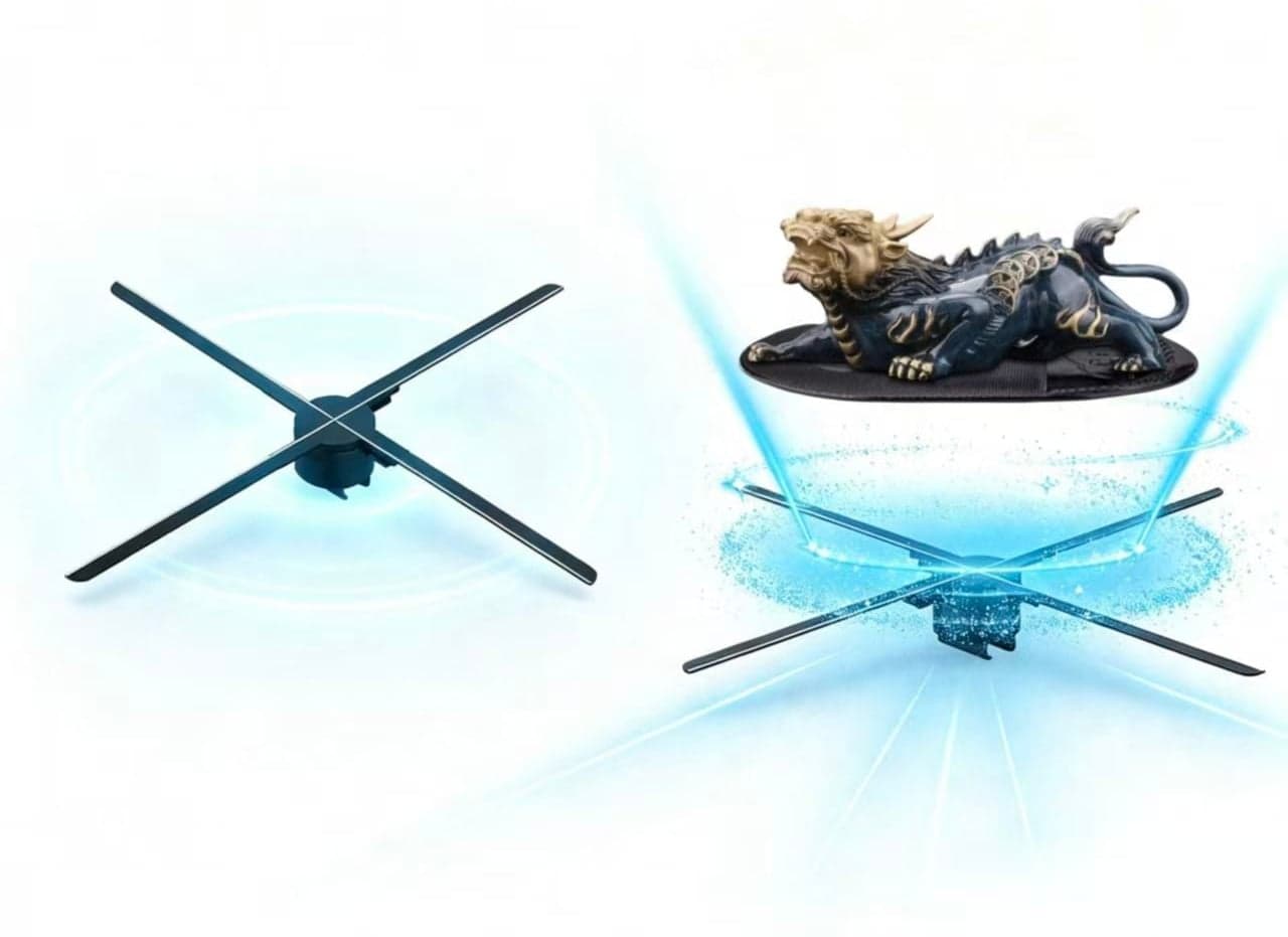 50 cm 768 LED Outdoor Projector 3D Hologram Display HD Advertising