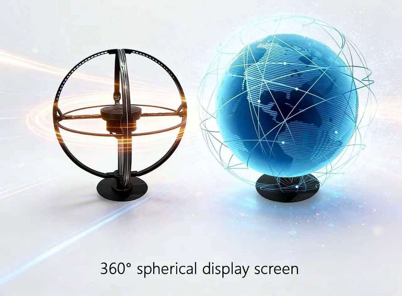 50 cm Spherical LED Display Ball Screen Indoor Hanging Round Circle