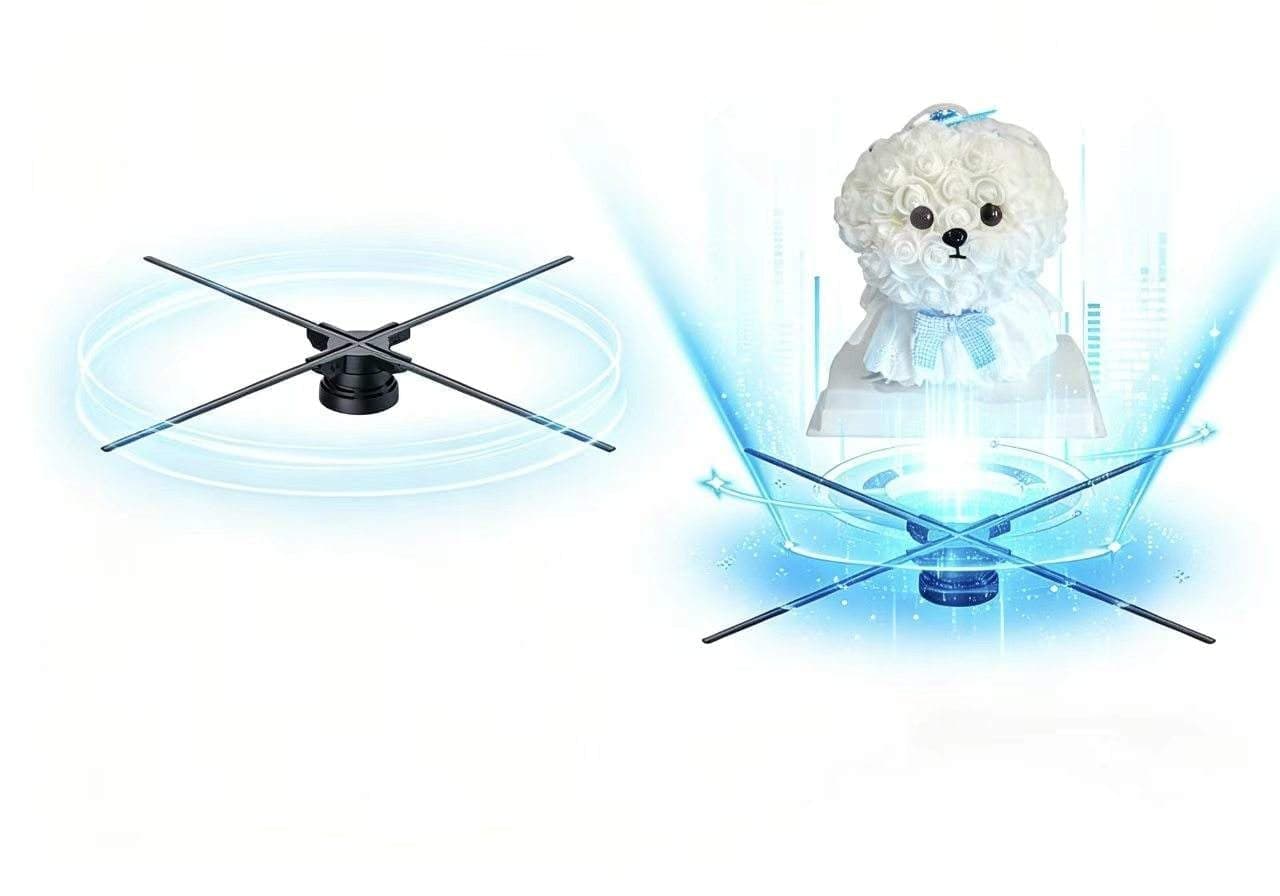 65 cm 768 LED 3D Hologram Projector Stand Education Digital Signage