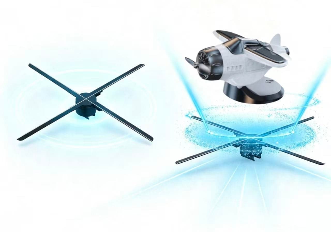 50cm 768LED Indoor Advertising Machine 3D Hologram Fan Projector with Wifi App & Cloud 3D Holographic Display Player