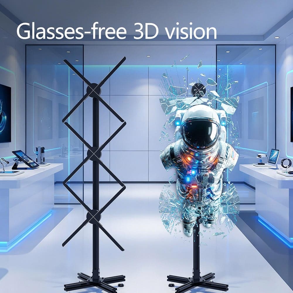 Professional Digital Signage Hologram Projector LED Advertising Screen