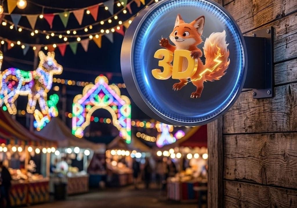 LED Holographic Double Sided Light Box Advertising Sign Illuminated Display Board Commercial Indoor Outdoor Use