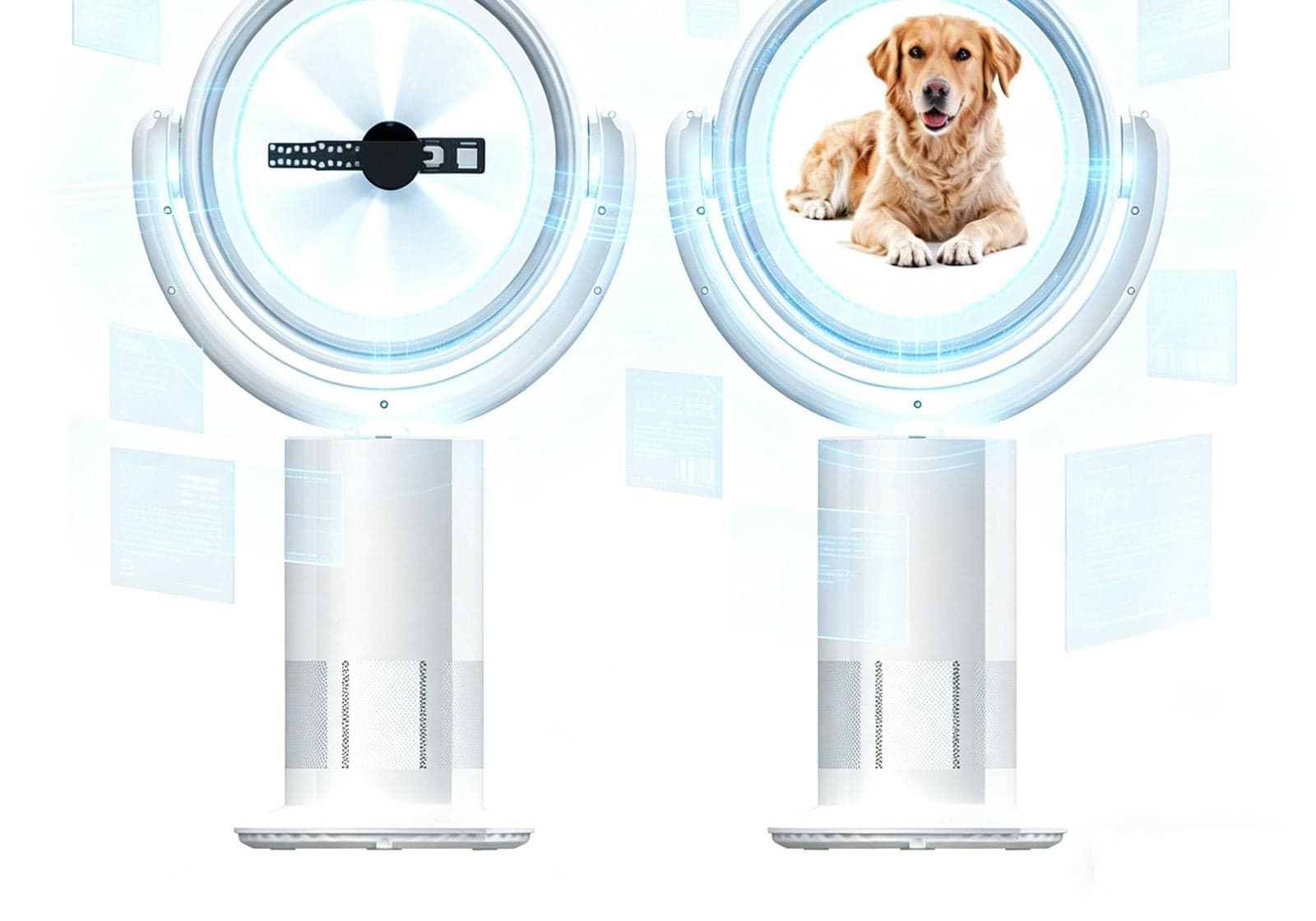 3D Holographic LED Fan Bladeless Naked Eye 3D Display Hologram Advertising for Shop Mall Exhibition