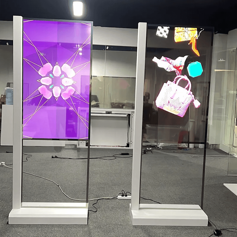 55-Inch AI-Enhanced Ultra-Thin Touch Screen OLED Display 4K Interactive Digital Signage for Retail LED Display