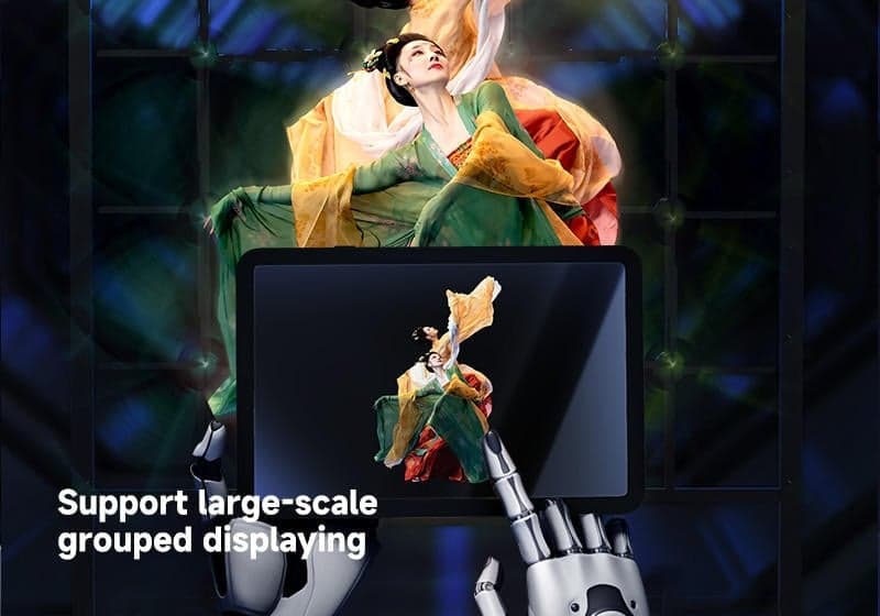 3D Holographic Fans Full HD 4K LED Display Screen