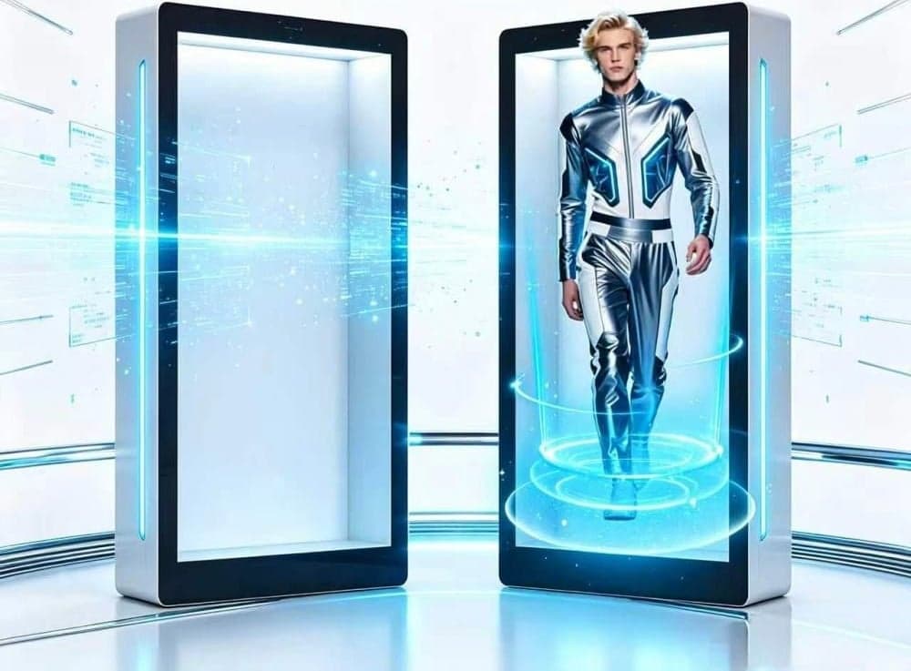 8-inch 3D Hologram LED Light Box Creative Display Rack